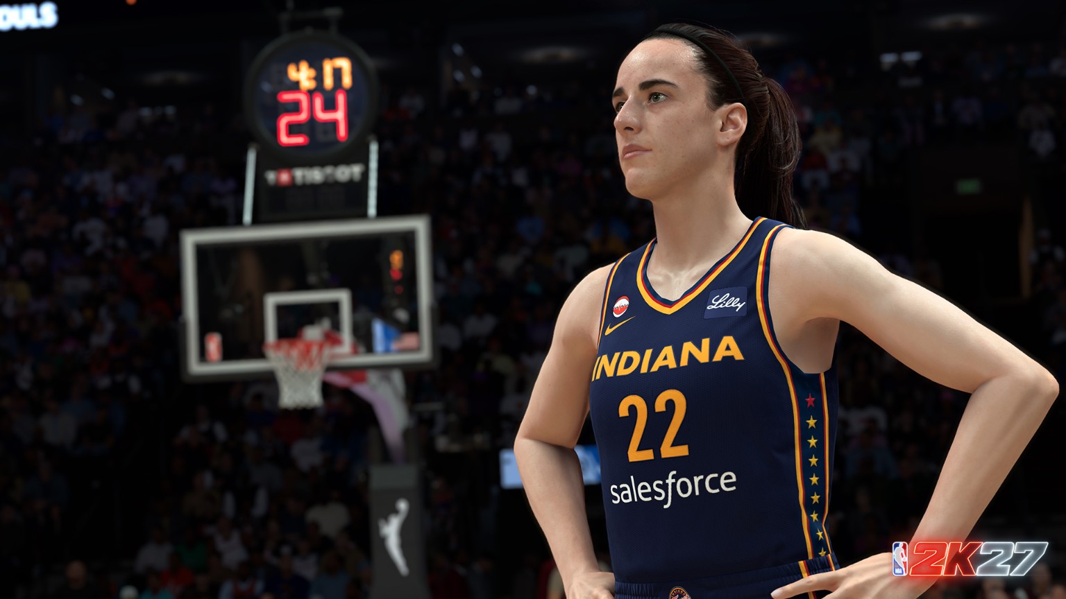 Caitlin Clark rendered in NBA 2K27