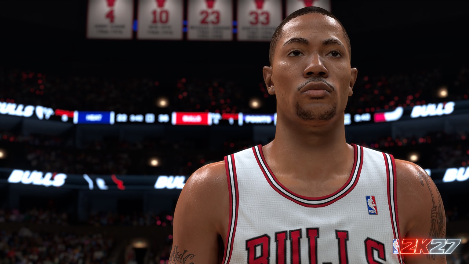 Derrick Rose rendered in NBA 2K27